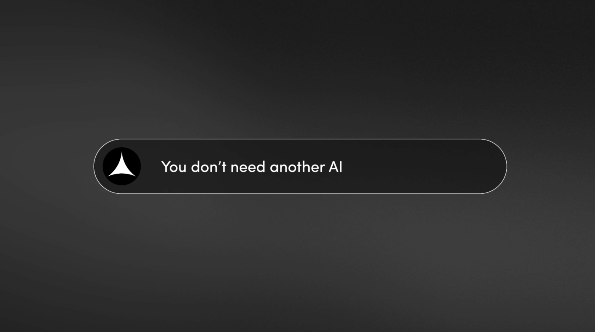AIR product video preview — You don't need another AI